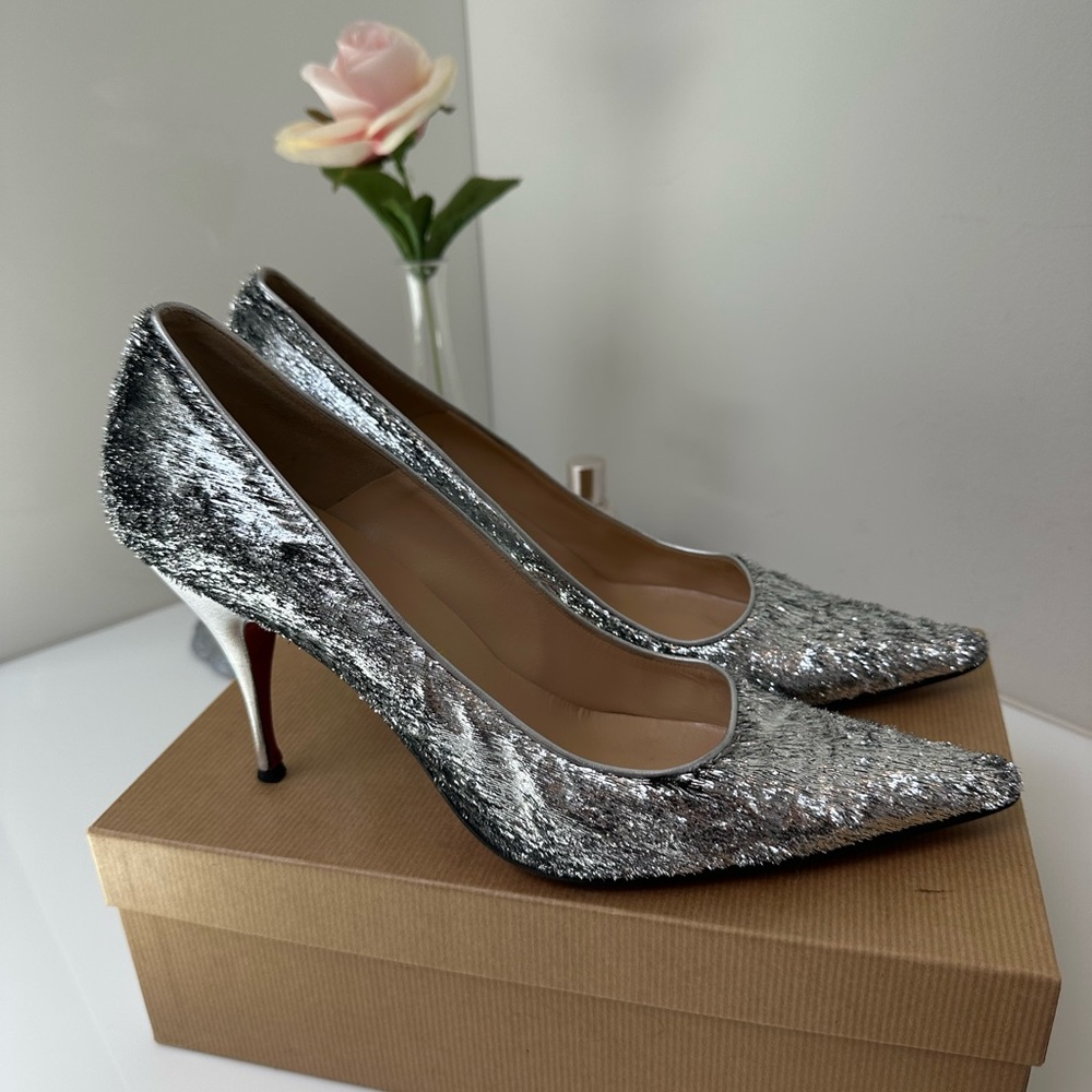 Christian Louboutin “Tinsel” Heels Size 41